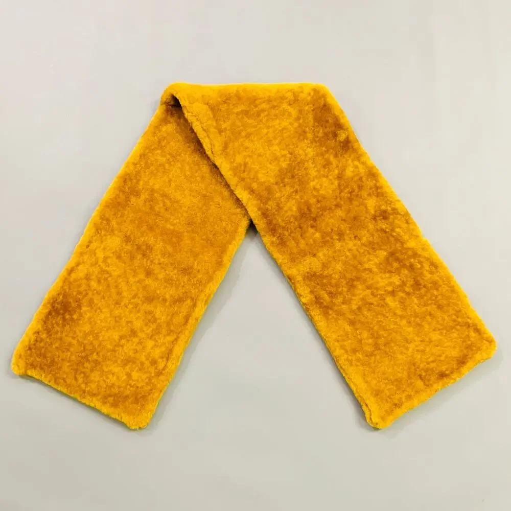 EMPORIO ARMANI Camel Faux Fur Neck Scarf